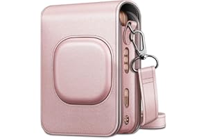FINTIE Custodia per Fujifilm Instax Mini LiPlay - PU Protettiva Borsa con Cinturino Regolabile per Fujifilm Instax Mini LiPlay Fotocamera Ibrida Istantanea,