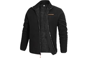 Pioneer Camp Winterjacke Herren Fleecejacke Warm Sherpa Gefüttert Übergangsjacke Outdoorjacke Herren Jacke Mit Taschen Atmungsaktiv Winddicht