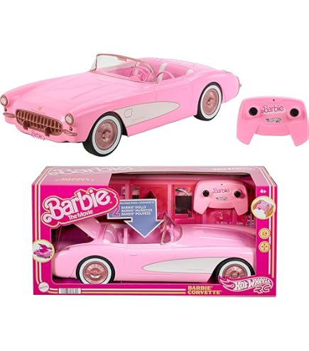 Amazon Barbie Convertible Car Doll Buy Barbie Electric Car (HJV36