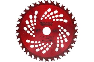 LSHUZIYU, 205mm-32T. Punte in Carburo, Foro Centrale 25.4mm Con Rondella 22.23-20-16mm, Lama per Decespugliatore, Disco per Decespugliatore.