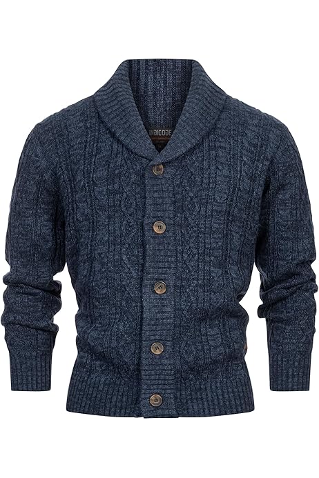 Amazon Herren Strickjacke Winter Warme Strickjacken Für Männer NITAGUT  Herren-Strickjacke Winter
