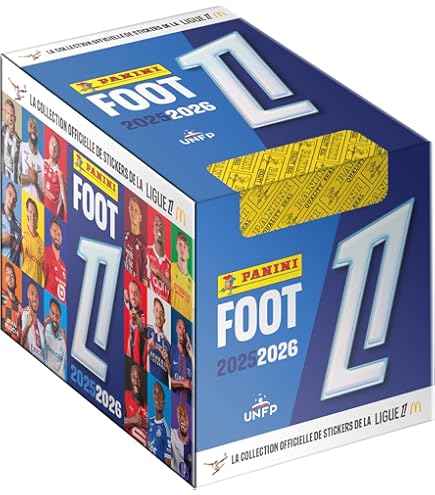 8 Pochettes Panini Foot Ligue 1 2021/2022 - 40 Stickers - Neuf