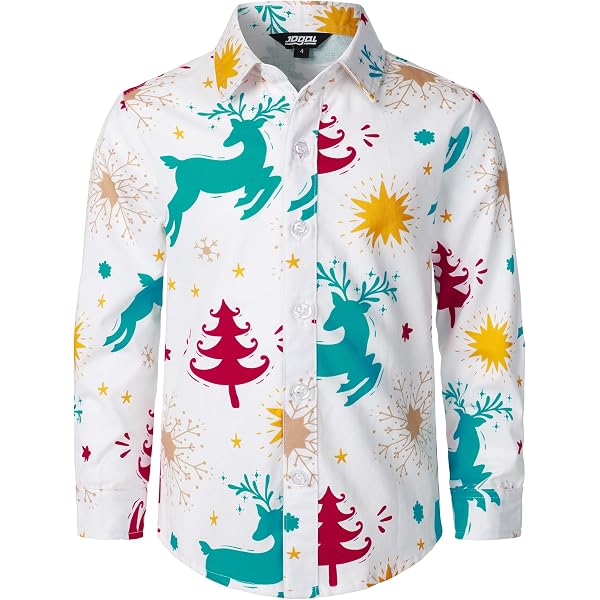 Chemise De Noël Pour Homme – Imprimé Doré élégant Sur Fond Rouge, Manches Longues, Parfaite Pour Les Fêtes !