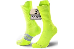 Juclise Bambù Coolmax Compressione Running Calzini Sportivi Trekking Allenamento