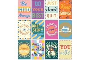 SWEETZER & ORANGE S&O Postcards for Mailing - Postcards Bulk Pack w/Inspirational Messages - 60 4x6 colorful cards to appreciate Kids, Teacher Feedback cards to students, Decor sheets for Kids