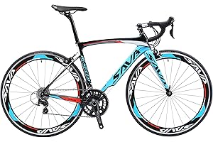 SAVADECK Rennrad Carbon, Warwind5.0 Rennrad Herren 700c Carbon Rahmen,Gabel und Sattelstütze mit Shimano 105 R7000 22 Gänge F
