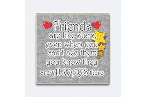 HmHome Magnet Friends are like stars Best Friend Birthday Gift