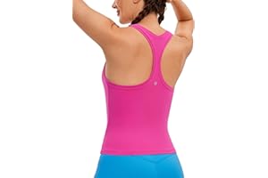 CRZ YOGA Butterluxe Débardeur à Dos Nageur pour Femme Fitness Athletic Yoga sans Manches Tank Top