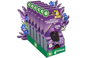 Airwick Ricariche per Diffusore di Oli Essenziali Armonia Istantanea, Confezione da 6 alla Fragranza di Lavanda Rilassante, Profumatore per Ambienti