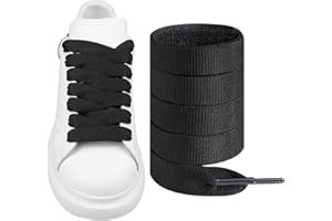 Endoto Lacci per Alexander McQueen Scarpe, Stringhe Laces di Ricambio Piatti per Mc Queen Sneaker