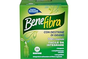 Benefibra Integratore alimentare, formula con destrine di grano, confezione da 28 bustine da 3.5g
