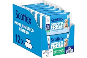 Scottex 4595184 Våtservetter, Flerfärgad, 672 Stycken