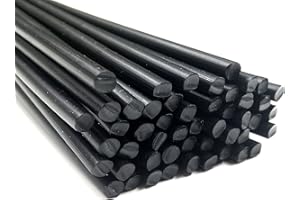 AZ-REPTEC Alambre de soldadura de plástico PP 3mm Redondo Negro 25 barra