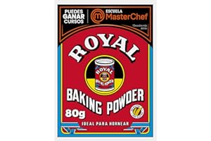 Royal Baking Powder, Polvos Para Hornear, Pack 5 x 16 g - 80 g