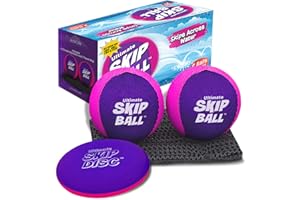 Activ Life Ultimate Skip Ball (Rosa/Viola) Palloni da spiaggia divertenti e spugnosi e migliori giochi d'acqua e outdoor per bambine, adolescenti e regali per donne che hanno già tutto - Fantastici