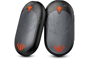 TIEMA Hand Warmers Rechargeable 2 Pack, 2 in 1 Electric Handwarmers Reusable, Hand Warmer 24 Hrs Warmth 3 Levels Heat Portable Pocket Heater, Double-Sided Heating Warmers Great for Winter Gift