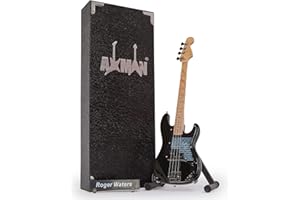 AXMAN R Waters Brick - Guitarra en miniatura - Regalos musicales - Adorno hecho a mano