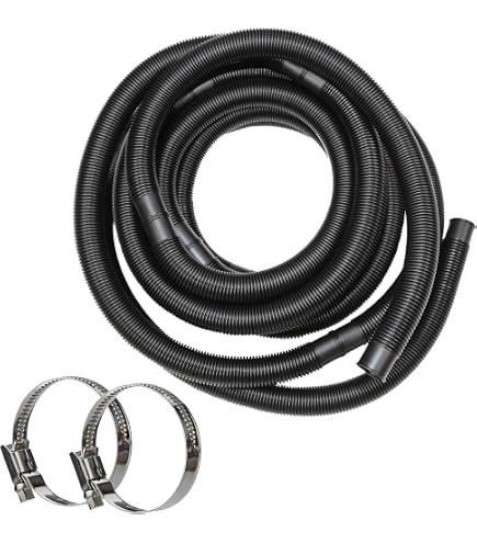 Kalitec Tuyau Aspiration Pression 38 Mm X 62 Cm Noir – Tuyau Raccord Piscine Robuste Résistant Chlore, Fabriqué En Allemagne Pour Pompe & Filtre