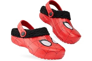 Marvel Spiderman Chaussons Garçon avec Doublure Polaire - Sabots Enfant