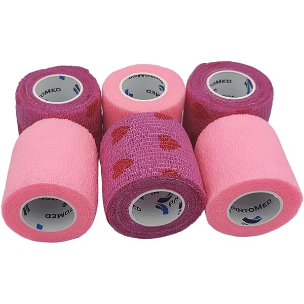 Benda Elastica Autoadesiva - 12 Rotoli Blu, 10cm X 4.5m, Per Sport E Medicazione - Foto 7