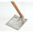 KRUFE Temper Mild Steel Blade Spade, Shovel, Fawda, Kassi (9"x10") with Handle | Heavy-Duty Gardening and Farming Tool | Durable Tempered Steel Construction | Ideal for Digging, Planting, and Soil