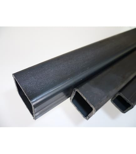 PSB Stahl Vierkantrohr 25x25x3 Mm – S235JRH, EN 10219, Längen 500–2000 Mm (hier: 1000 Mm), Roh/unbehandelt