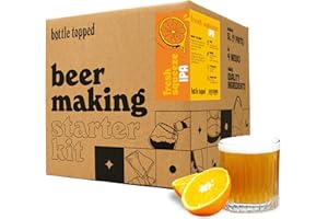 BOTTLE TOPPED Fresh Squeeze IPA Home Brew Starter Kit – Beer Making Kit to Brew 5L of Beer at Home – Make Your Own Craft Beer – Perfect for Home Brewer, Beer Gift, Gifts for Men, Gifts for Dad