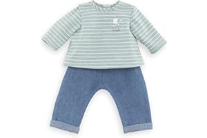 Corolle - Pantalon et Marinière, vêtements, pour Poupon 30cm, dès 18 Mois, 9000110850