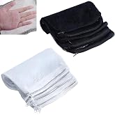 CESFONJER 20 Pieces Mesh Bags for Aquarium Filter with Zipper, Filter Systems, Nylon Bag for Garden Pond or Aquarium, 15 x 20