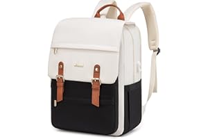 LOVEVOOK Plecak na laptopa, portfel, vintage, podróżny, plecak na komputer, damski, modny, 43,2 cm, plecak podręczny, torba nauczycielska do pracy