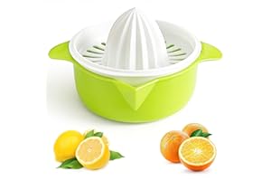 Ounglychoi Lemon Orange Squeezers, Manual Hand Citrus Juicer with Pouring Spout - 250ML/ 9 OZ for Kitchen, Dishwasher safe & Portable