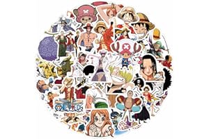 TAIYYI One Anime Piece Aufkleber Stickers 100 Stück Graffiti Style Decals Wasserdicht Aufkleber für Auto Motorräder Laptop Fahrrad Skateboard Snowboard Gepäck Aufkleber MacBook iPad und mehr