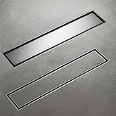 Fause Komple &Ccedil;elik Seramik Uyumlu Ankastre Lineer Duş Kanalı 60 cm KSZ105-60