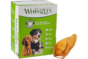 Whimzees Natural Dental Dog Treats Veggie Oreja, 1 x 18