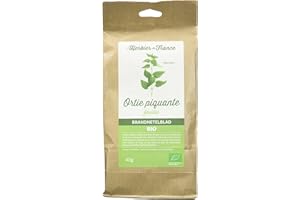 L'Herbier de France Ortie Piquante Feuilles Bio Sachet Kraft 40 g