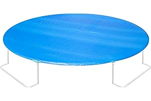 Ultrasport Pokrowiec na trampolinę, do trampoliny o Ø 180-430cm, UV + odporność na warunki atmosferyczne, drabinka antypoślizgowa do trampolin o wysokości od 70-95cm