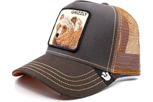 Goorin Bros Czapka z daszkiem Brązowy w jednym rozmiarze, Grizzly Cap, Brązowy i pomarańczowy, rozmiar uniwersalny