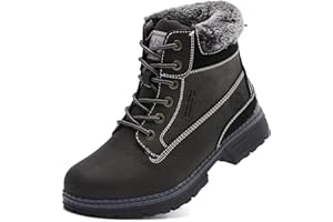 ANJOUFEMME Women's Walking Boots - Ladies Trekking Hiking Boots Camping Backpacking Outdoor Shoes