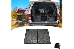 EYSBIY Zanzariera per portellone posteriore per F-ord Transit Custom, Auto Zanzariera Magnetica Rete anti-insetti per portellone auto Protezione Solare zanzariera porta camper (Aggiornato)