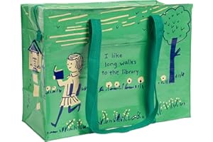 Blue Q Schultertasche: Die Tragetasche mit einem robusten Reißverschluss, Außentasche, verstärktem Boden. 95 % recyceltes Material