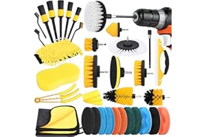 IGUGI Spazzola per Trapano,Spazzole per Trapano Elettrico,Drill Brush Power Scrubber Spazzole per la Pulizia Spazzola,Rotante Pulizia Elettrica per Bagno Doccia Toilette Piastrelle Pavimenti