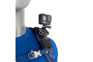 STUNTMAN Pack Mount High-Stability - Backpack Shoulder Strap Mount for Action Cameras - Fits GoPro, DJI Osmo (Action 5 Pro, 4, 3, 2), Insta360 (Ace Pro, Ace, ONE RS, ONE R), and Others