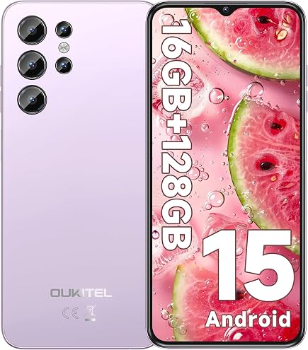 OUKITEL C51 Smartphone Android 14: 6.8" 90Hz, 18GB RAM, 128GB ROM, 5150mAh, Nero