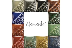 Mayco Elements Glaze Set, Assorted Colors, Set of 12 Pints