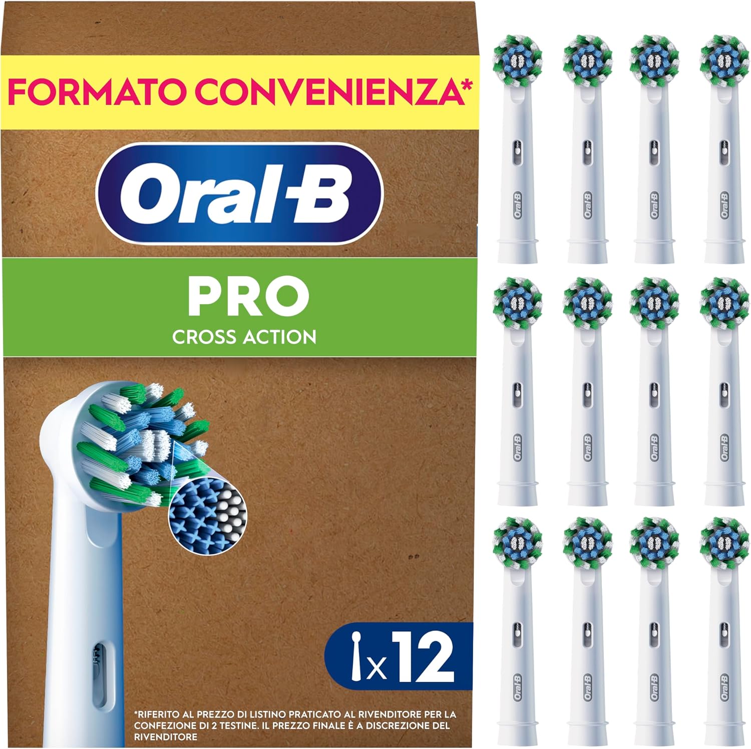 Avis d'Expert & Test Approfondi : Oral-B Testine di Ricambio Pro Cross Action B (Oral)