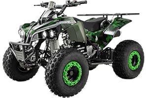 ‎ACTIONBIKES MOTORS Actionbikes Motors Quad ATV S-10 125 cc | 4-Takt 125ccm Motor bis 𝟓𝟎 km/h - Pocket Quad - Miniquad - Benzinquad - Benzin Quads - Fahrzeug für Jugendliche (Lackiert Camouflage)