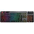 ASUS ROG Claymore II 100% / 80% TKL Wireless RGB Modular Gaming Keyboard, ROG RX Red Switches, PBT Doubleshot Keycaps, Detachable Numpad, Wrist Rest, Media Controls, USB Passthrough - Black PBT