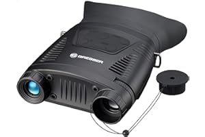 Bresser 1877491 Nachtsichtgerät Digital NV Binokular 3x, 130 m Reichweite, integrierter Infrarot-Beleuchtung und Aufnahmefunktion