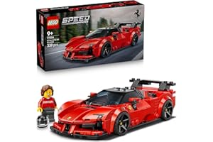 LEGO Speed Champions Ferrari SF90 XX Stradale Sports Car - Car Kit with 1 Driver Minifigure - Ferrari Merchandise - Building Set for Children from 9 Years - Gift Idea - 77254