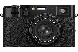 Fujifilm X100VI Kompaktowy aparat cyfrowy 40 Mp, czujnik X-Trans CMOS 5 HR, IBIS, obiektyw 23 mmf2, filmy 6,2K 30P, hybrydowy wizjer, ekran LCD 3" obrotowy dotykowy, czarny